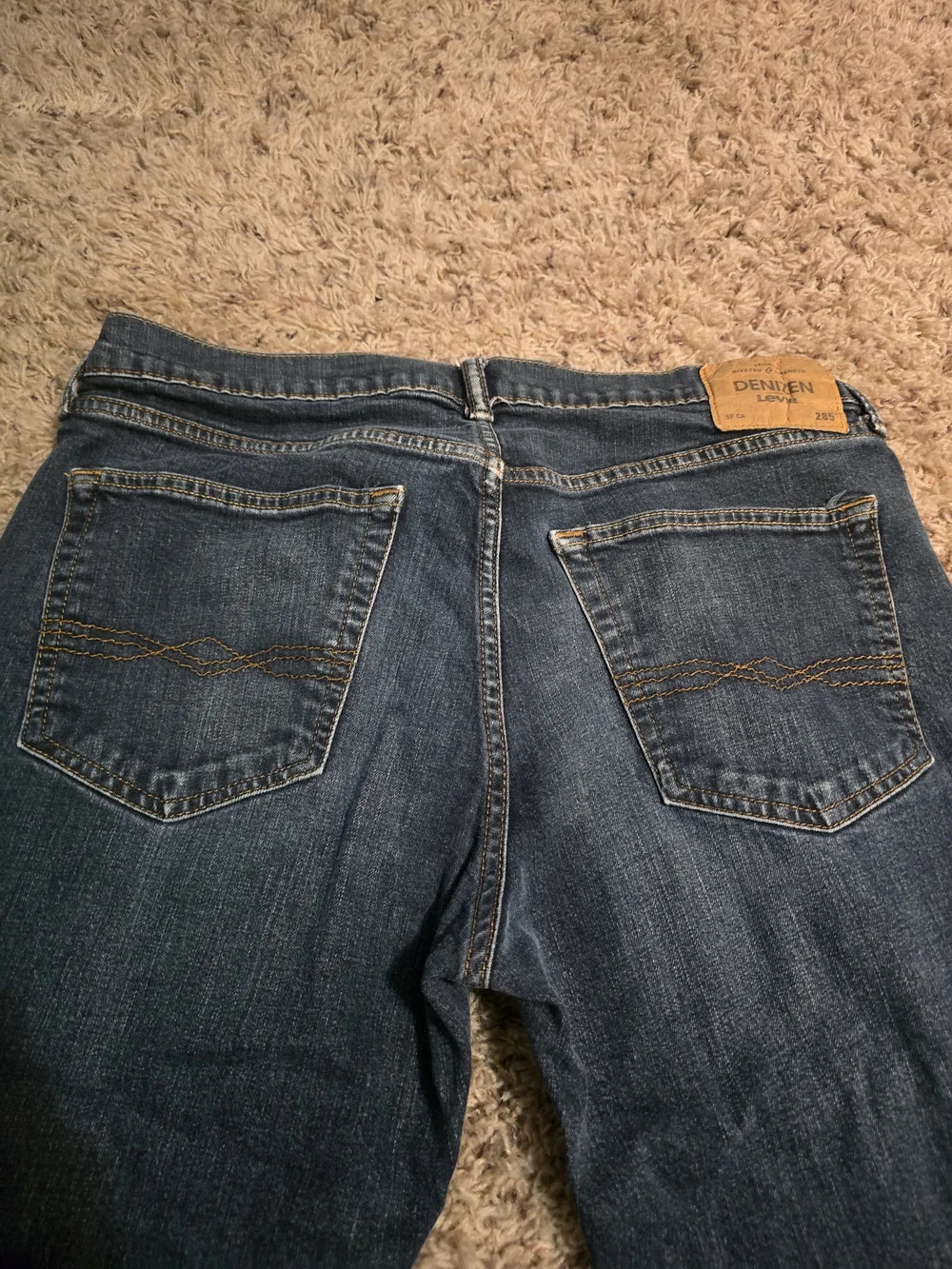 Denizen from Levi's Men's Dark Blue Straight Jeans